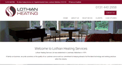 Desktop Screenshot of lothianheating.co.uk